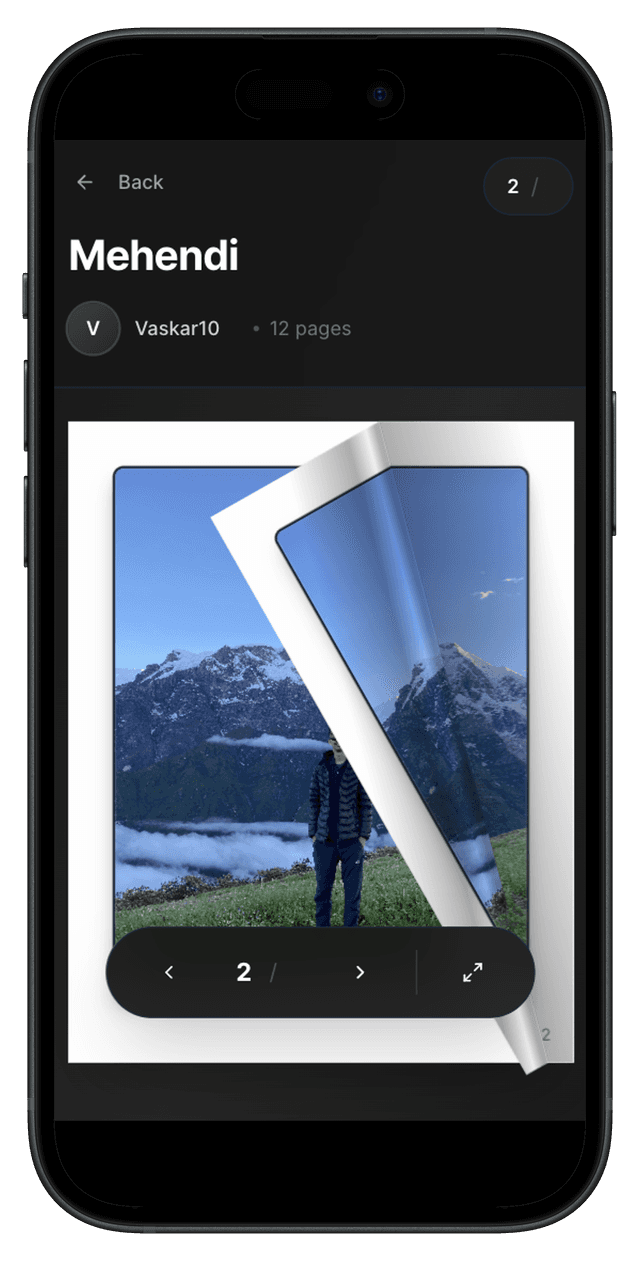 Digital Flipbook Mobile