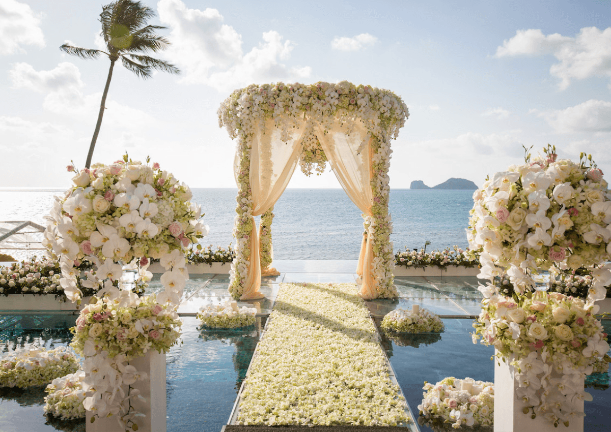 Destination wedding guests