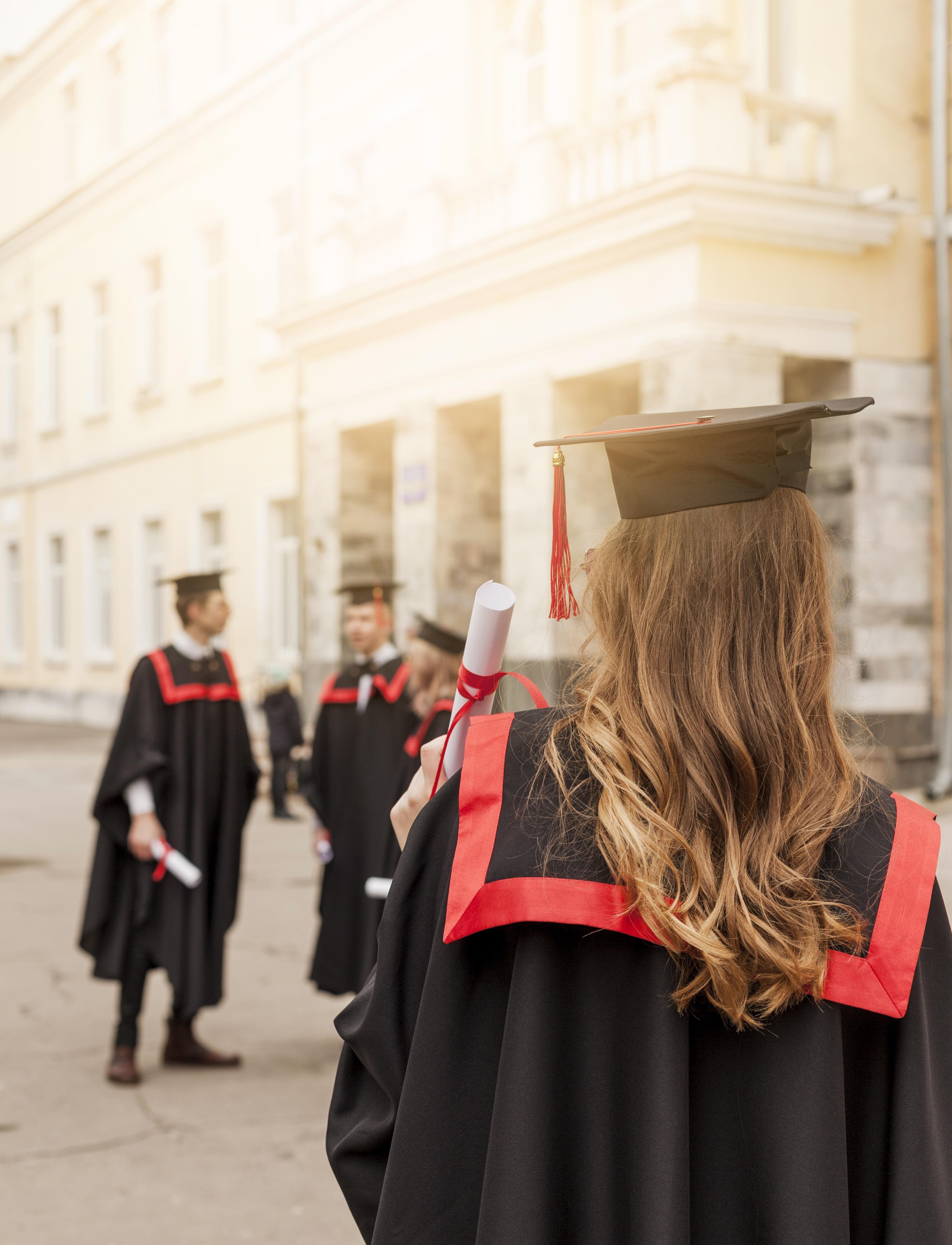 Graduation community moment