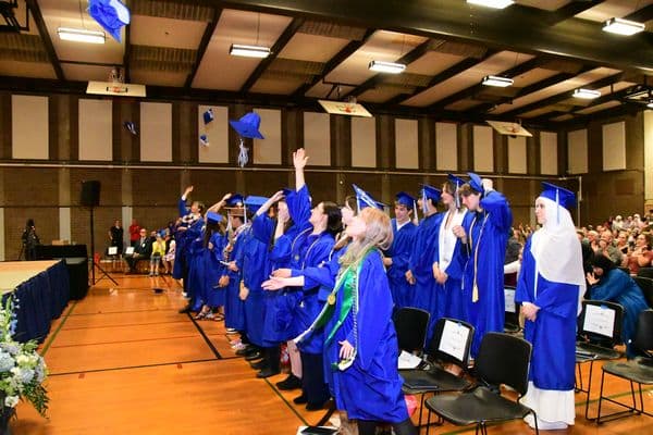 K-12 graduation ceremony