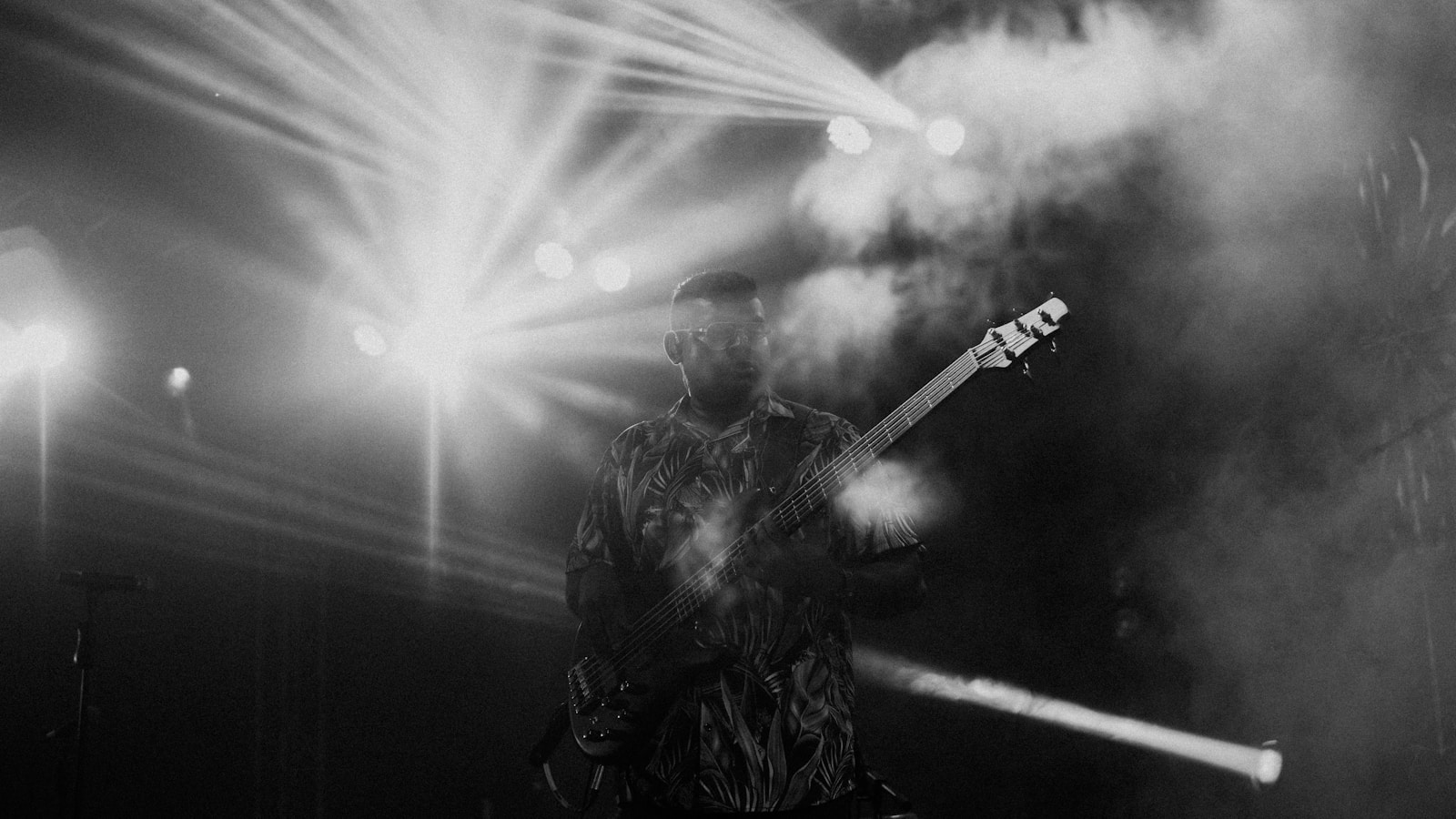 A photographer capturing a live music event